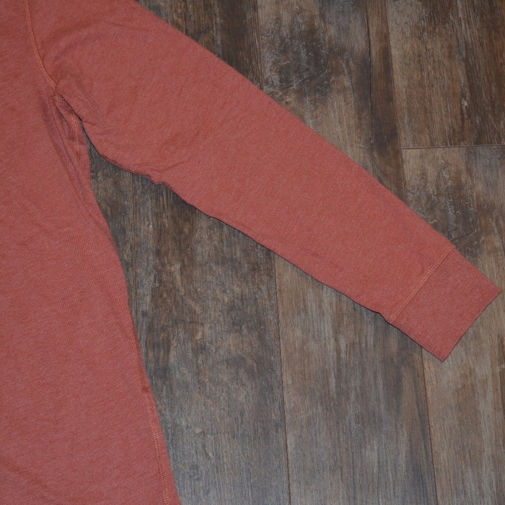 Weatherproof Vintage- Orange Long Sleeve Shirt - Picture 4 of 6